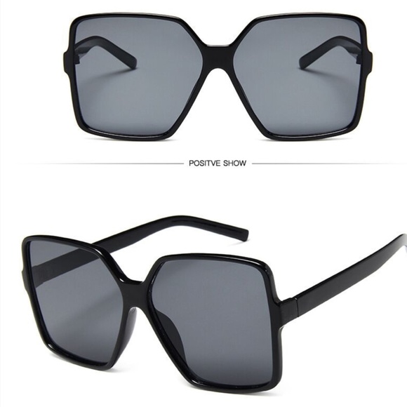 Luxe square oversized gradient sunglasses Sunglasses - Picture 4 of 6